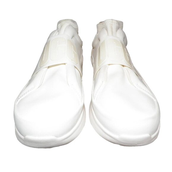 Women's 8.5 UGG Neutra Platform Sneakers 2" Winter White Neoprene Ankle Mid Top - Picture 4 of 9